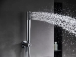 Robinetterie de douche, encastrable moderne, ensemble avec douche de tête et douchette à main. Composé d’une tête de douche large pour un effet pluie, d’une douchette, et d’un mitigeur encastré - GARANTIE 5 ANS - LIVRAISON OFFERTE en 5 à 6 Jours